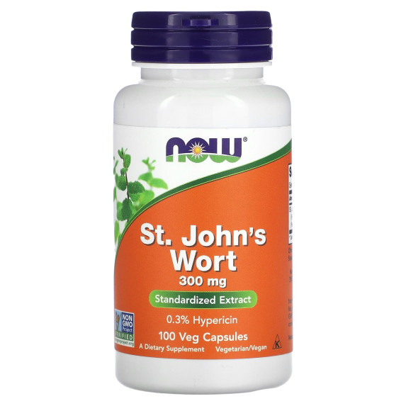 NOW Foods, Ziele dziurawca, 300 mg, 100 kapsułek roślinnych