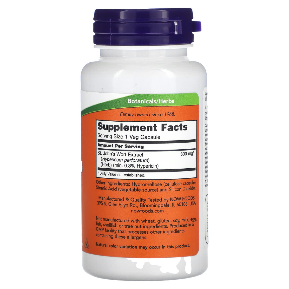 NOW Foods, Ziele dziurawca, 300 mg, 100 kapsułek roślinnych