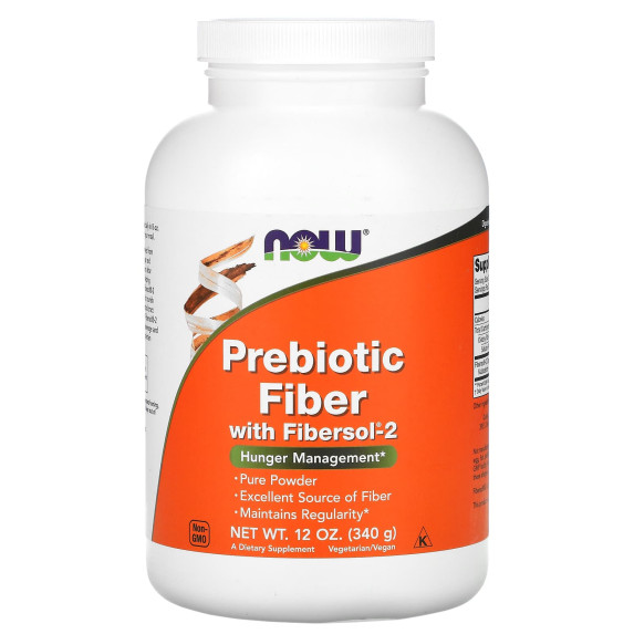 NOW Foods, Błonnik prebiotyczny z Fibersol-2, 340 g
