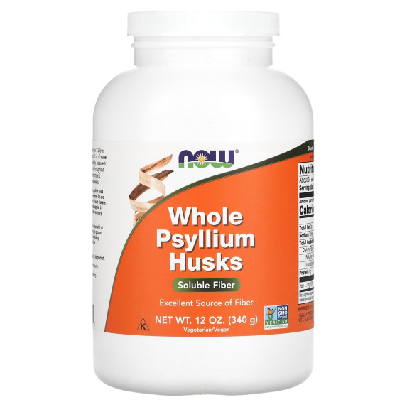 NOW Foods, Całe łuski psyllium, 340 g