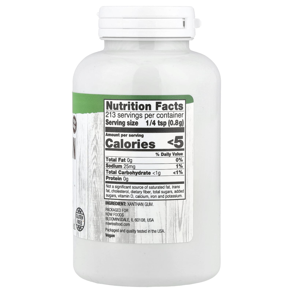 NOW Foods, Real Food, guma ksantanowa, 170 g