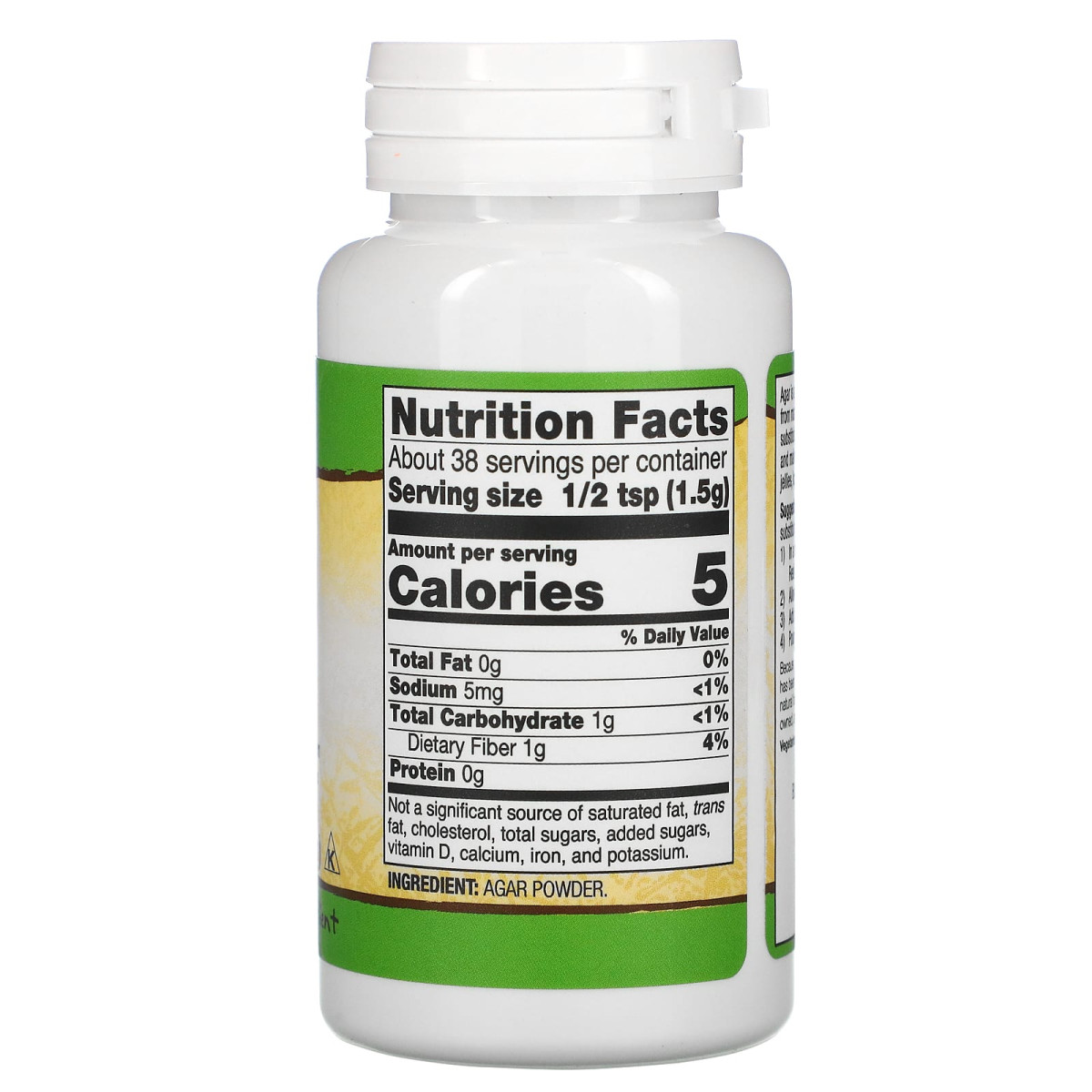 NOW Foods, Real Food, Agar w proszku, 57 g
