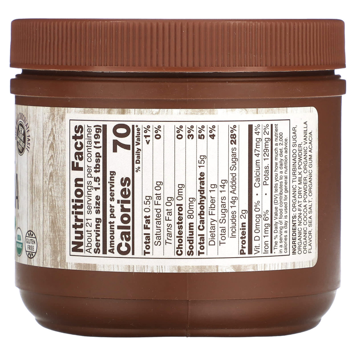 NOW Foods, Organiczne gorące kakao, 397 g