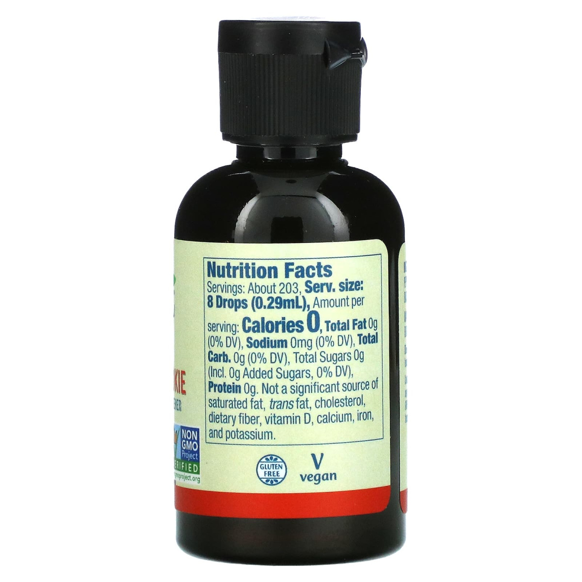 NOW Foods, Better Stevia, bezkaloryczny słodzik w płynie, ciastko miętowe, 59 ml