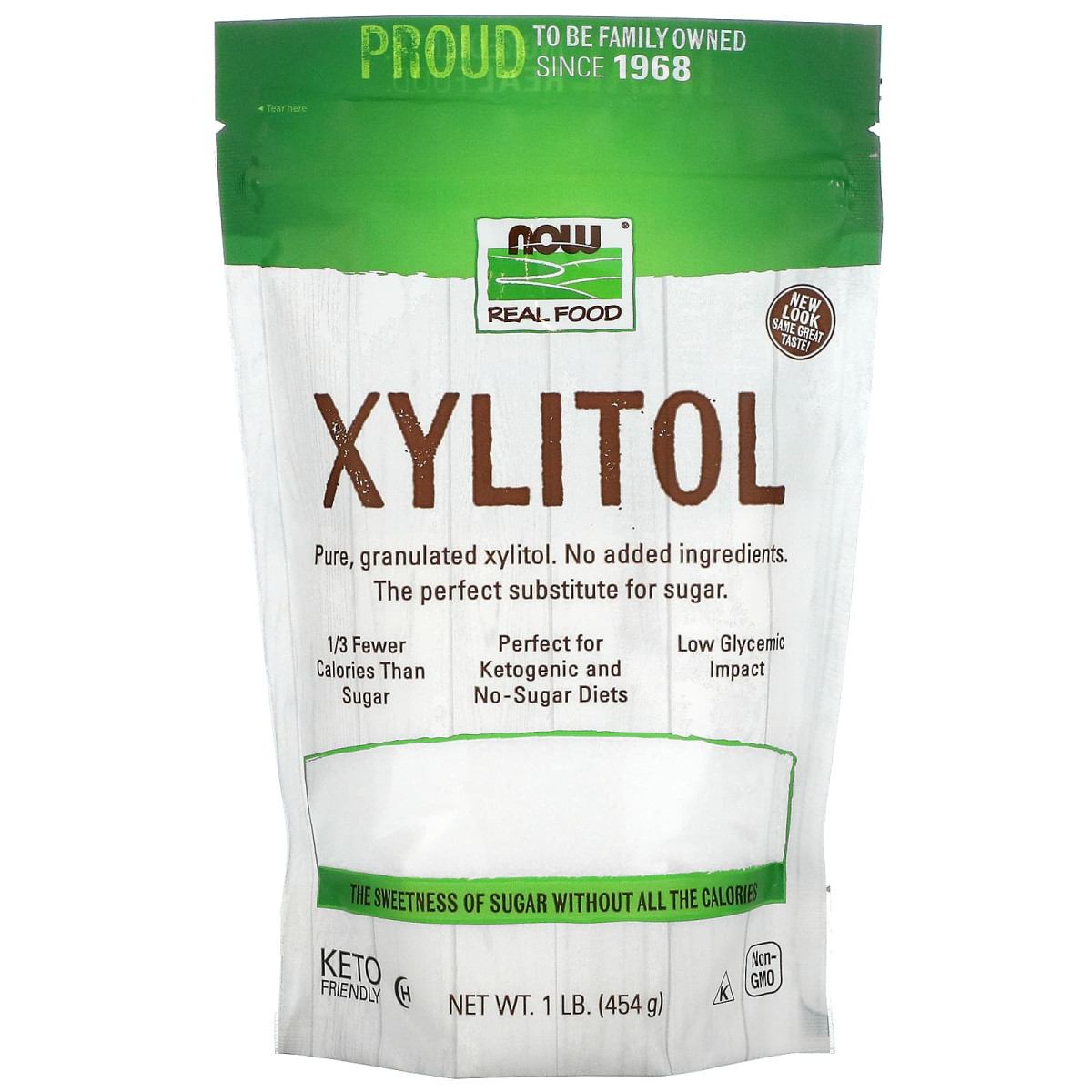 NOW Foods, Real Food, ksylitol, 454 g