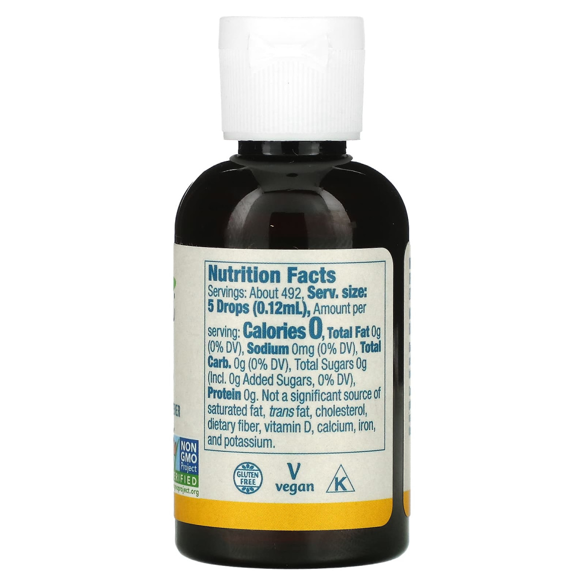 NOW Foods, Better Stevia, bezkaloryczny słodzik w płynie, z nutką cytryny, 59 ml