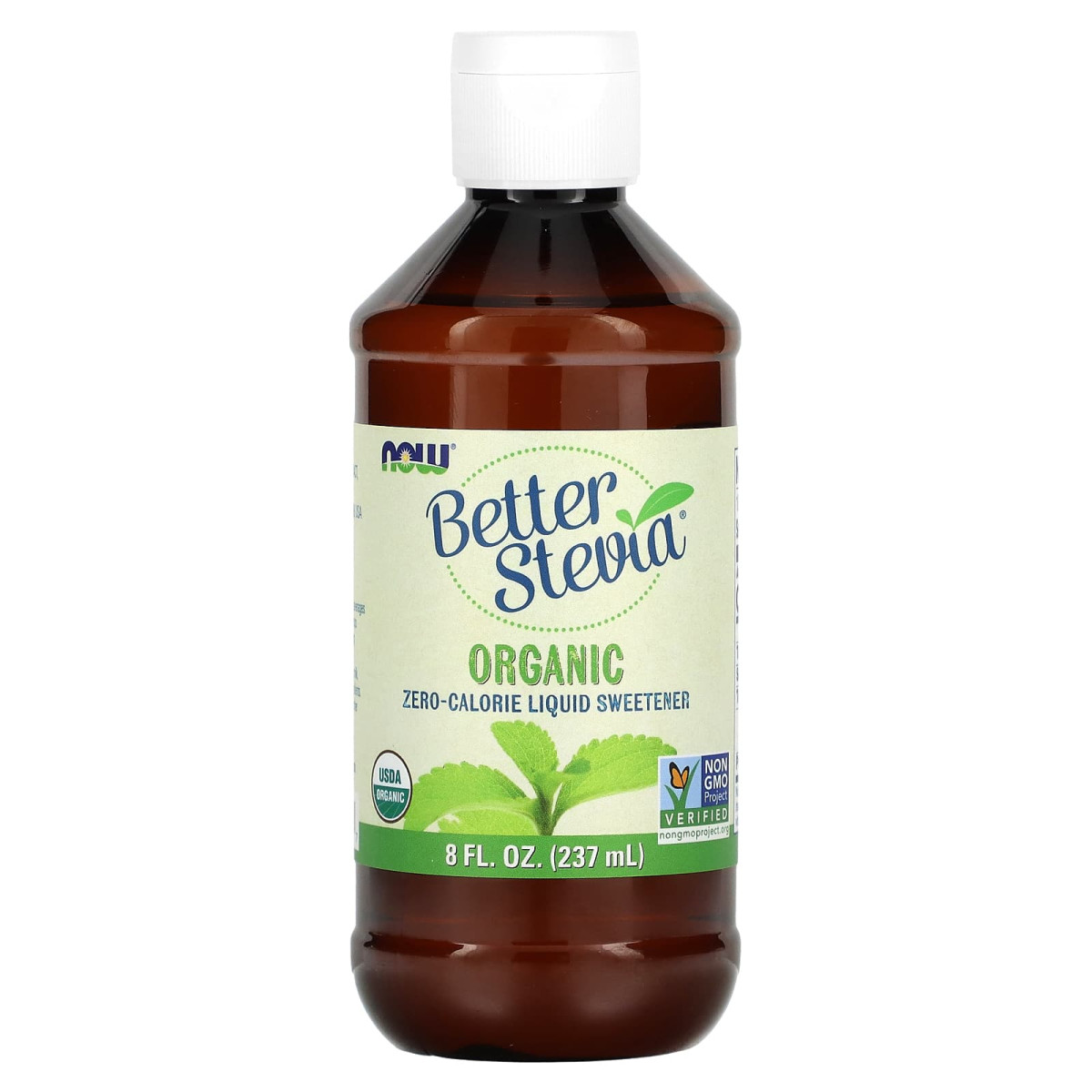 NOW Foods, Organiczna Better Stevia, bezkaloryczny słodzik w płynie, 237 ml