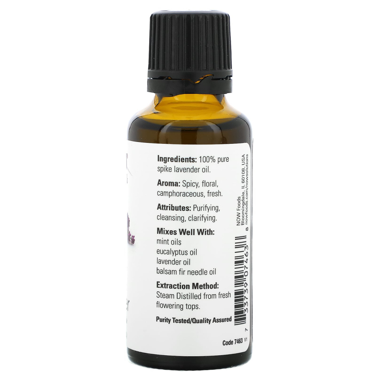 NOW Foods, Olejki eteryczne, lawenda z korzeniami, 30 ml