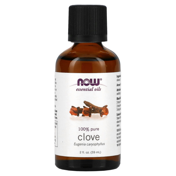NOW Foods, Olejki eteryczne, goździki, 59 ml
