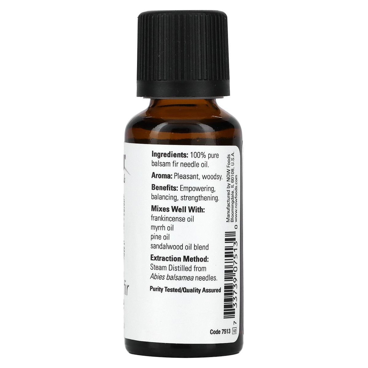 NOW Foods, Olejki eteryczne, igły z jodły balsamicznej, 30 ml