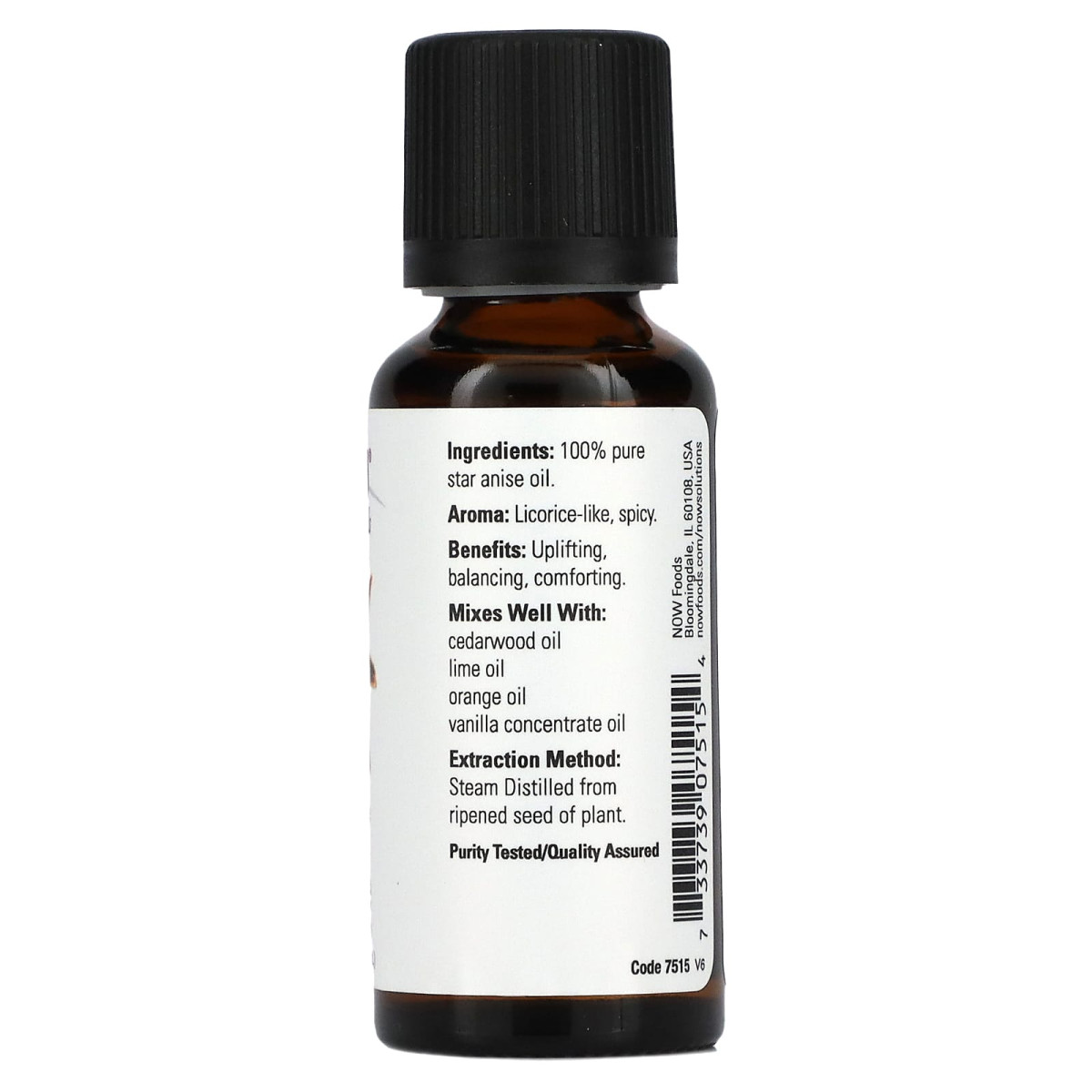 NOW Foods, Olejki eteryczne, anyż gwiazdkowaty, 30 ml