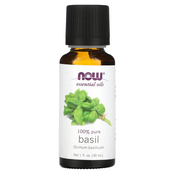 NOW Foods, Olejki eteryczne, bazylia, 30 ml
