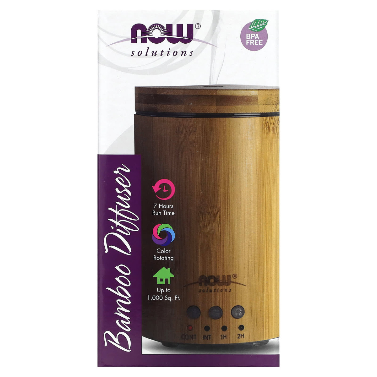 NOW Foods, Solutions, Bamboo Diffuser, 1 dyfuzor