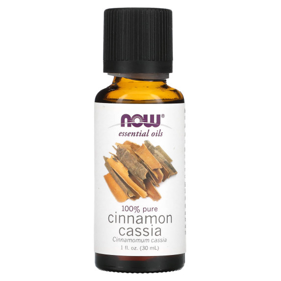 NOW Foods, Olejki eteryczne, cynamon z kasją, 30 ml