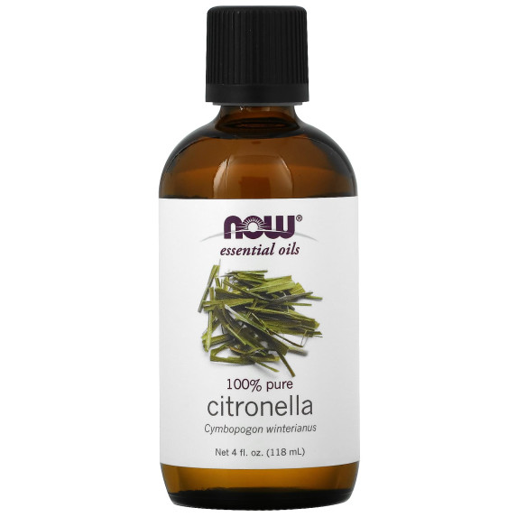 NOW Foods, Olejki eteryczne, cytronella, 118 ml