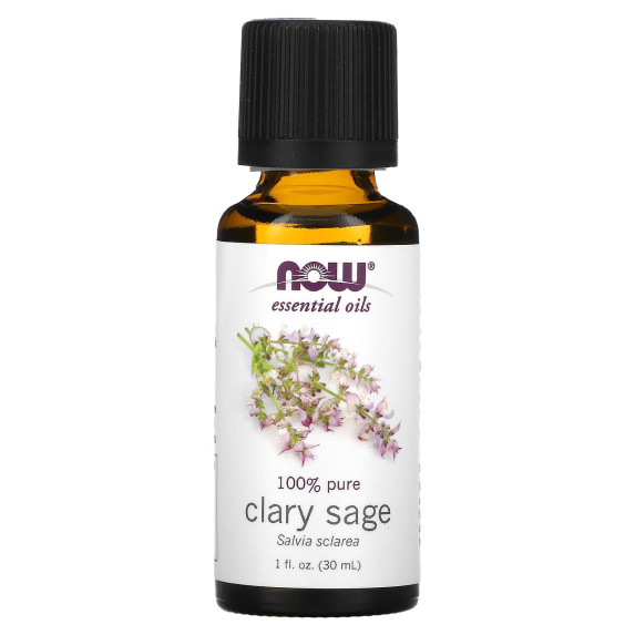 NOW Foods, Olejki eteryczne, szałwia muszkatołowa, 30 ml