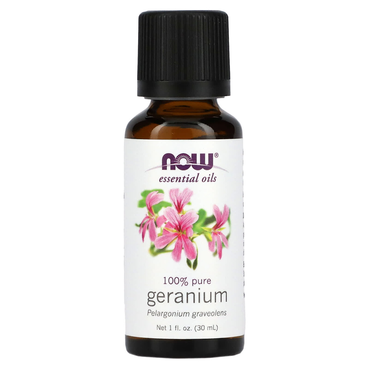 NOW Foods, Olejki eteryczne, geranium, 30 ml