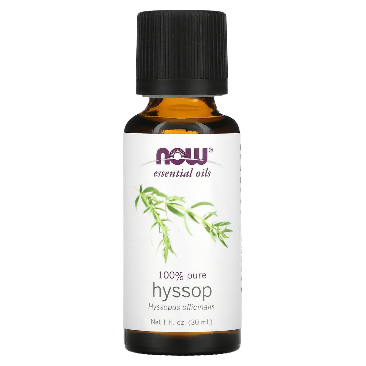 NOW Foods, Olejki eteryczne, hyzop, 30 ml