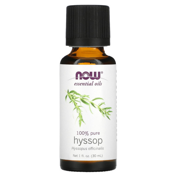 NOW Foods, Olejki eteryczne, hyzop, 30 ml