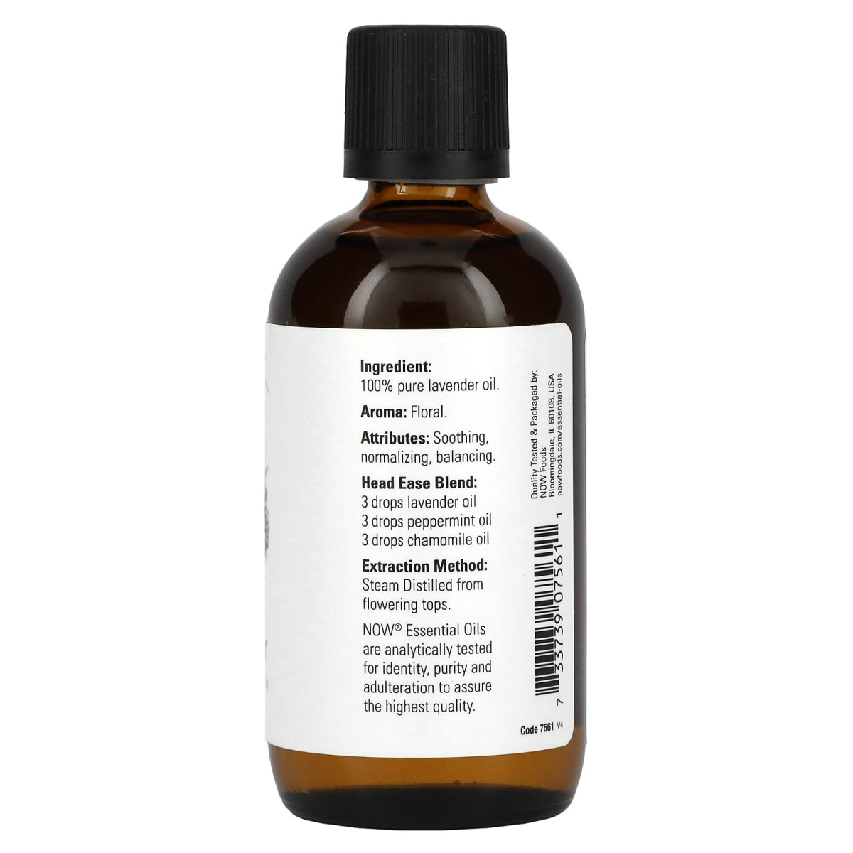 NOW Foods, Olejki eteryczne, lawenda, 118 ml