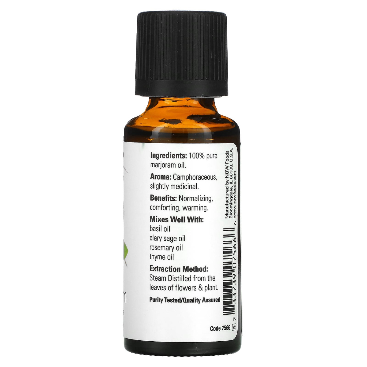 NOW Foods, Olejki eteryczne, majeranek, 30 ml