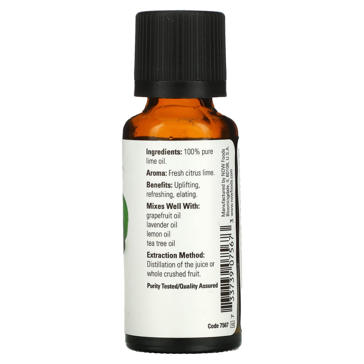 NOW Foods, Olejki eteryczne, limonka, 30 ml