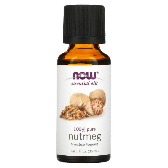 NOW Foods, Olejki eteryczne, gałka muszkatołowa, 30 ml