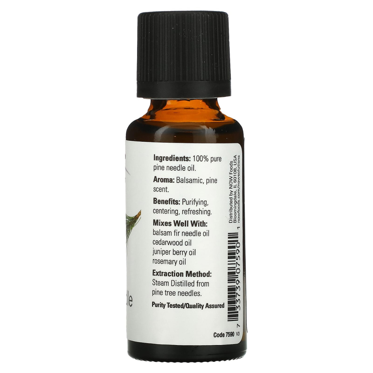 NOW Foods, Olejki eteryczne, igły sosny, 30 ml