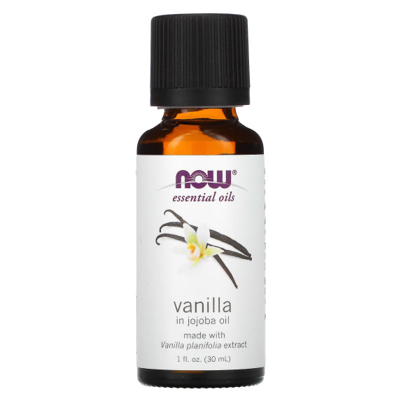 NOW Foods, Olejki eteryczne, wanilia w olejku jojoba, 30 ml