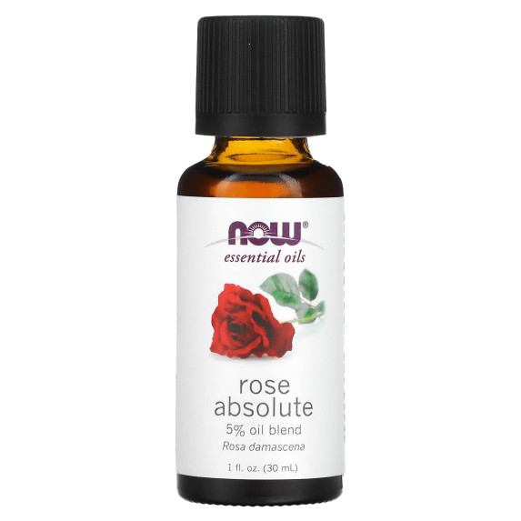 NOW Foods, Olejki eteryczne, absolut róży, 30 ml