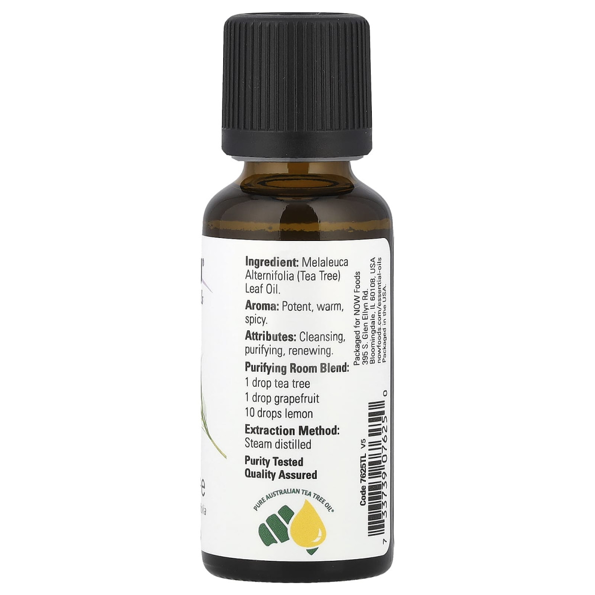 NOW Foods, Olejki eteryczne, drzewo herbaciane, 30 ml