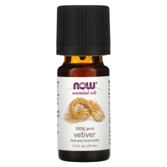NOW Foods, Olejki eteryczne, wetiweria, 10 ml