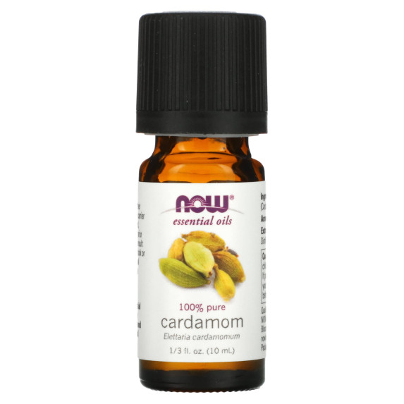 NOW Foods, Olejki eteryczne, 100% czysty kardamon, 10 ml