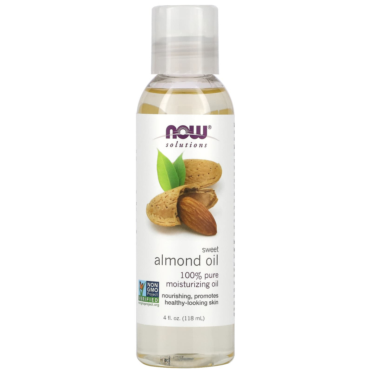 NOW Foods, Solutions, Olej ze słodkich migdałów, 118 ml
