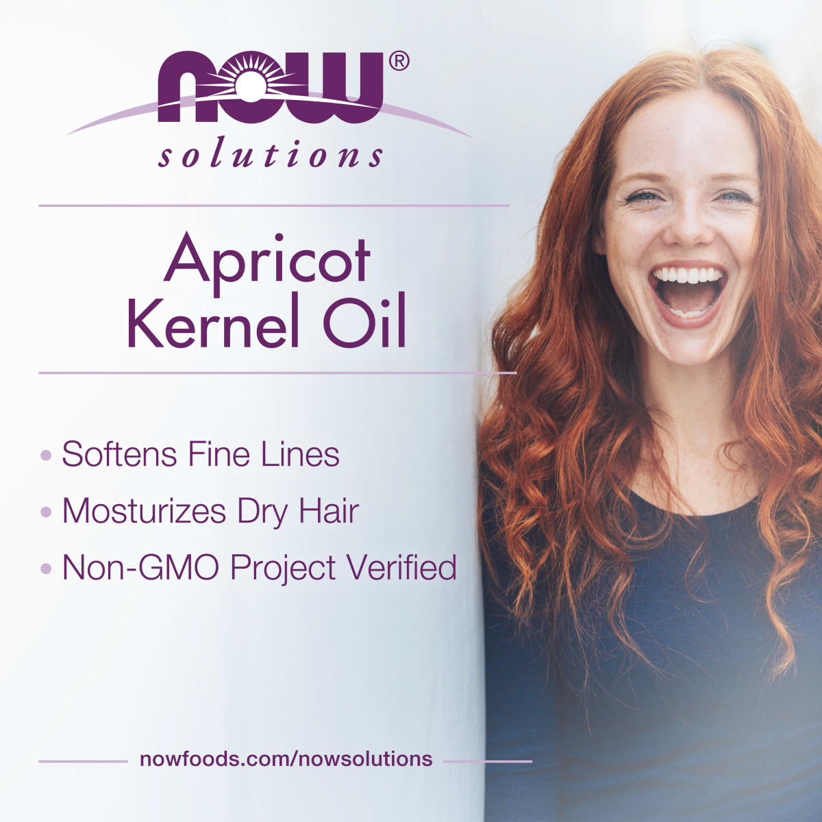 NOW Foods, Solutions, olejek morelowy, 473 ml