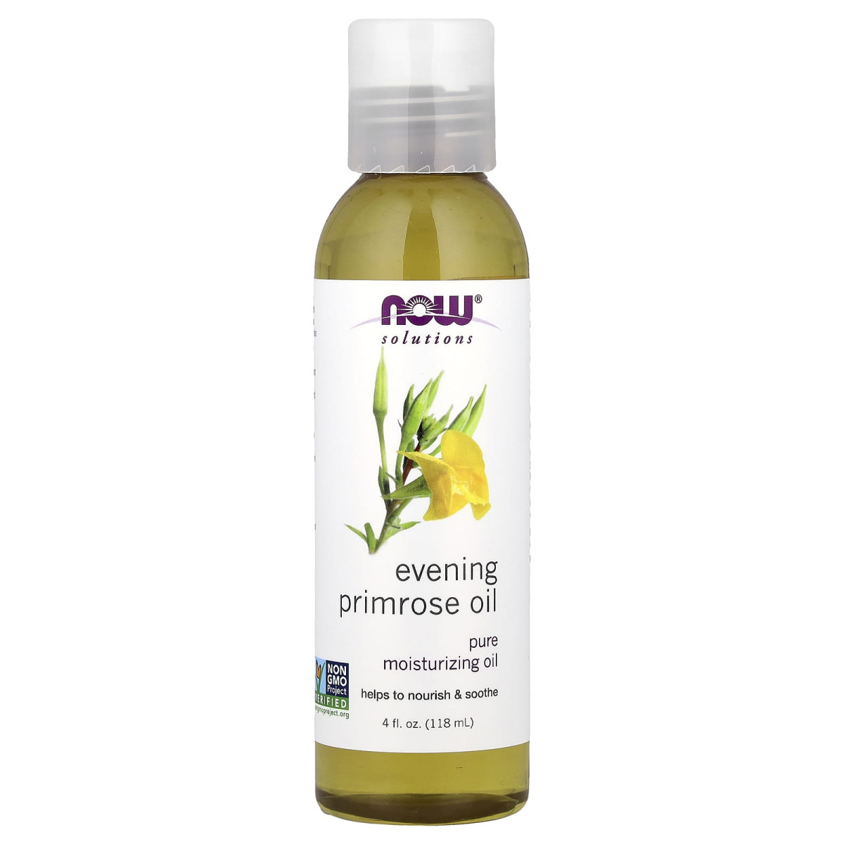 NOW Foods, Solutions, Olej z wiesiołka, 118 ml