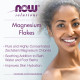 NOW Foods, Roztwory, płatki magnezowe, 100% czysty, 1531 g