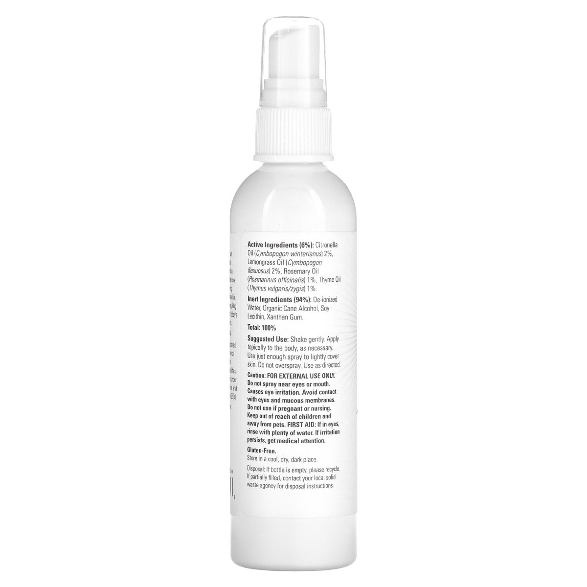 NOW Foods, Bug Ban, naturalny środek odstraszający owady, cytrus, 118 ml