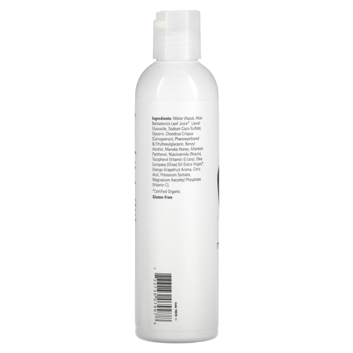 NOW Foods, Solutions, płyn do mycia twarzy, witamina C i miód manuka, 237 ml
