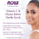 NOW Foods, Solutions, Gentle Scrub, witamina C i Oryza sativa, 118 ml
