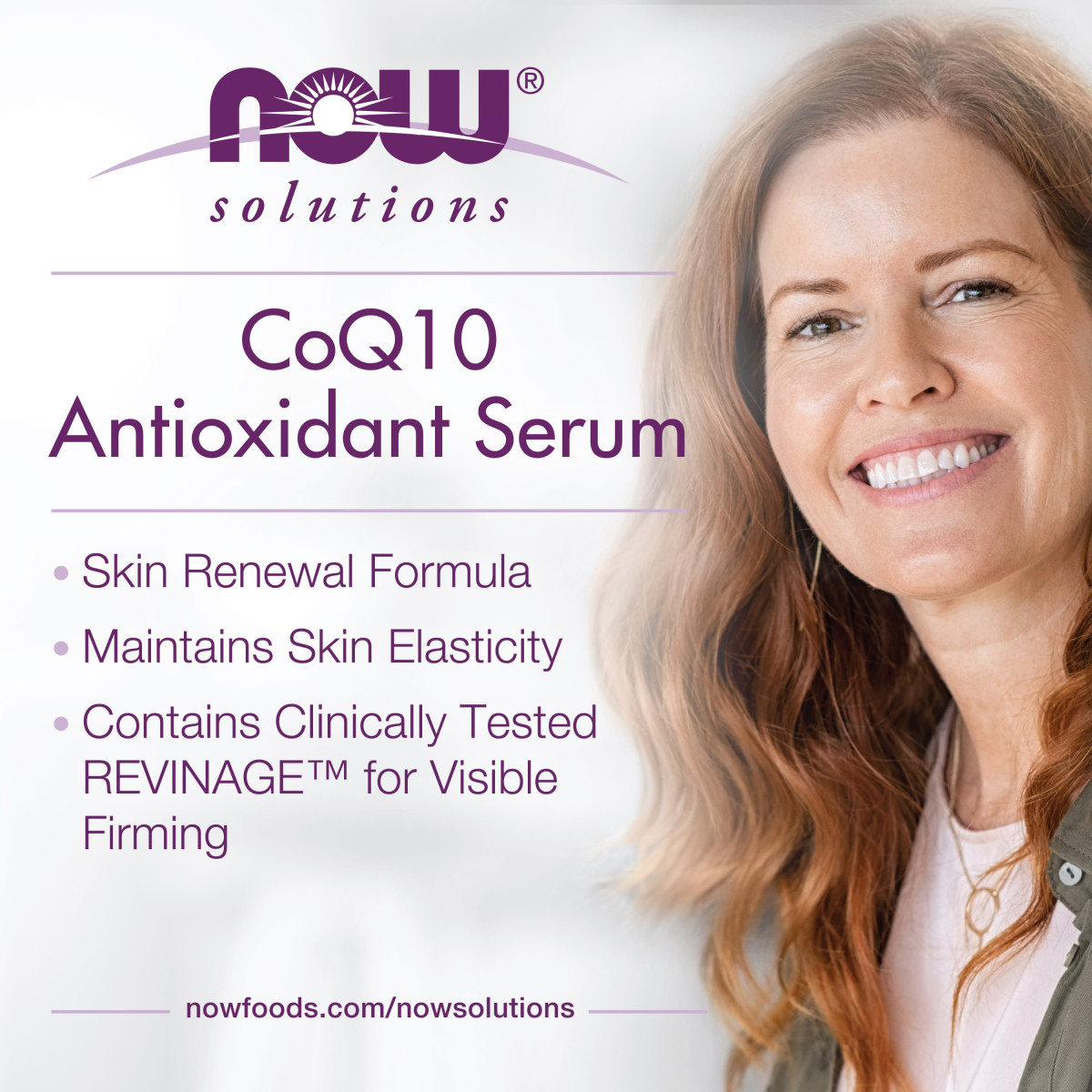 NOW Foods, Solutions, Serum antyoksydacyjne koenzym Q10, 30 ml